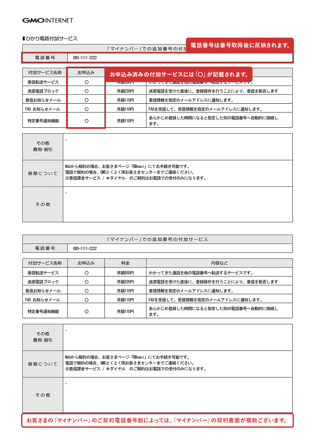 契約書面1枚目